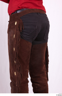  Photos Woman in Cowboy suit 1 Cowboy cowboy pants with leather belt historical clothing lower body 0012.jpg